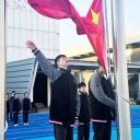 踔厉奋发新学期,文明礼仪伴我行!青岛为明学校中小学部举行主题升旗仪式